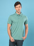 Men Solid Slim Fit Polo T-shirt with MATPIQ