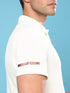 Men Solid Slim Fit Polo T-shirt with MATPIQ