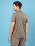 Men Solid Slim Fit Polo T-shirt with MATPIQ