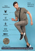 Men Solid Slim Fit Polo T-shirt with MATPIQ