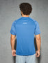 Men Self Design Slim Fit Crew Neck T-shirt with DOUBLE COOL