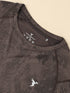 Men Self Design Slim Fit Crew Neck T-shirt with DOUBLE COOL