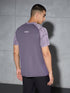Men Self Design Slim Fit Crew Neck T-shirt with DOUBLE COOL