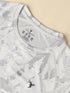 Men Self Design Slim Fit Crew Neck T-shirt with DOUBLE COOL