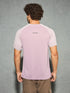 Men Self Design Slim Fit Crew Neck T-shirt with DOUBLE COOL