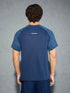 Men Self Design Slim Fit Crew Neck T-shirt with DOUBLE COOL