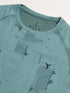 Men Self Design Slim Fit Crew Neck T-shirt with DOUBLE COOL