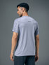 Men Self Design Slim Fit Crew Neck T-shirt with DOUBLE COOL