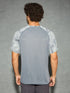 Men Self Design Slim Fit Crew Neck T-shirt with DOUBLE COOL