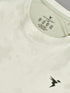Men Self Design Slim Fit Crew Neck T-shirt with DOUBLE COOL