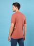 Men Slim Fit Crew Neck T-shirt with DOUBLE COOL
