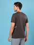 Men Slim Fit Crew Neck T-shirt with DOUBLE COOL
