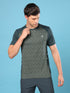 Men Slim Fit Crew Neck T-shirt with DOUBLE COOL