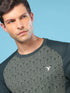 Men Slim Fit Crew Neck T-shirt with DOUBLE COOL
