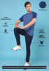 Men Slim Fit Crew Neck T-shirt with DOUBLE COOL