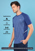 Men Slim Fit Crew Neck T-shirt with DOUBLE COOL