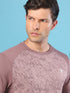 Men Slim Fit Crew Neck T-shirt with DOUBLE COOL
