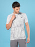 Men Slim Fit Crew Neck T-shirt with DOUBLE COOL