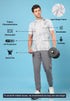 Men Slim Fit Crew Neck T-shirt with DOUBLE COOL