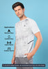 Men Slim Fit Crew Neck T-shirt with DOUBLE COOL