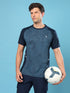 Men Slim Fit Crew Neck T-shirt with DOUBLE COOL