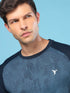 Men Slim Fit Crew Neck T-shirt with DOUBLE COOL