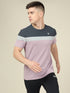 Men Colorblock Slim Fit Crew Neck T-shirt with MATPIQ