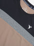 Men Colorblock Slim Fit Crew Neck T-shirt with MATPIQ
