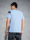 Men Colorblock Slim Fit Crew Neck T-shirt with MATPIQ
