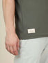 Men Colorblock Slim Fit Crew Neck T-shirt with MATPIQ