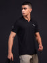 Men Solid Slim Fit Polo T-shirt with MATPIQ