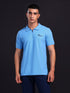 Men Solid Slim Fit Polo T-shirt with MATPIQ