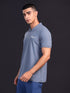 Men Solid Slim Fit Polo T-shirt with MATPIQ