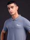 Men Solid Slim Fit Polo T-shirt with MATPIQ