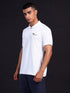 Men Solid Slim Fit Polo T-shirt with MATPIQ