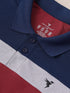 Men Colorblock Slim Fit Polo T-shirt with MATPIQ