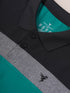 Men Colorblock Slim Fit Polo T-shirt with MATPIQ