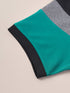 Men Colorblock Slim Fit Polo T-shirt with MATPIQ
