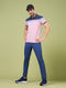 Men Colorblock Slim Fit Polo T-shirt with MATPIQ