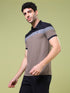 Men Colorblock Slim Fit Polo T-shirt with MATPIQ