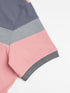 Men Colorblock Slim Fit Polo T-shirt with MATPIQ