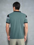 Men Colorblock Slim Fit Polo T-shirt with MATPIQ