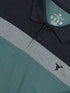 Men Colorblock Slim Fit Polo T-shirt with MATPIQ