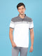 Men Colorblock Slim Fit Polo T-shirt with MATPIQ