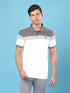 Men Colorblock Slim Fit Polo T-shirt with MATPIQ