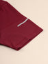 Men Solid Slim Fit Crew Neck T-shirt with DOUBLE COOL