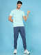 Men Solid Slim Fit Crew Neck T-shirt with DOUBLE COOL