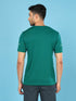 Men Solid Slim Fit Crew Neck T-shirt with DOUBLE COOL