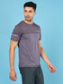 Men Solid Slim Fit Crew Neck T-shirt with DOUBLE COOL