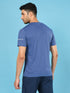 Men Solid Slim Fit Crew Neck T-shirt with DOUBLE COOL